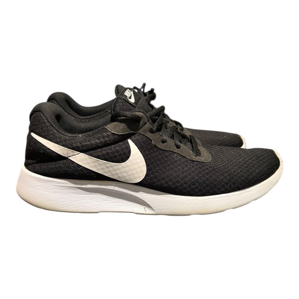 Nike Tanjun Men's Size 11.5 Running Sneakers Black White 812654011 Athletic - Picture 2 of 9